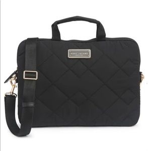 MARC by MARC JACOBS QUILTED LAPTOP BAG w CrossBody Strap